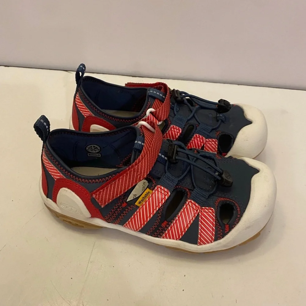 KEEN KNOTCH CREEK CHILDREN, NAVY/STRIPES size 2